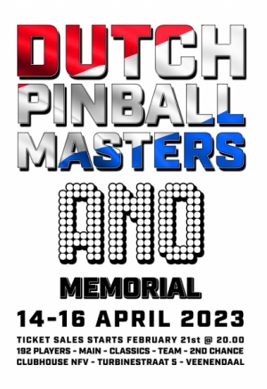 Dutch Pinball Masters - DPM 2023